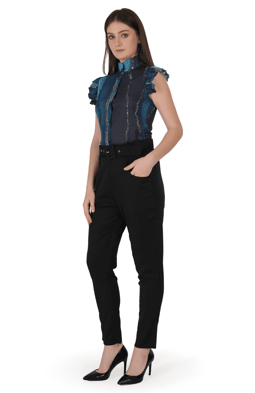 Girl’s Formal Check Top and Pant - Thumbnail 2