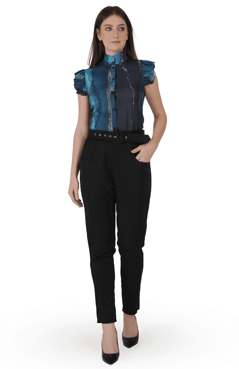 Girl’s Formal Check Top and Pant - Thumbnail 3