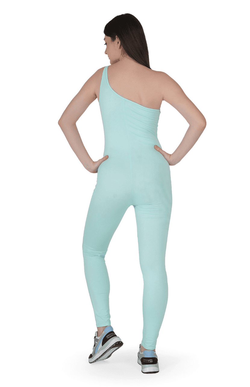 Yoga gym One Shoulder Women Jumpsuit - Thumbnail 7