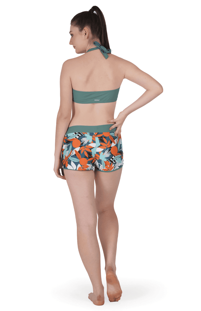 Bikini Set with Push-up top and Printed Design - Thumbnail 12