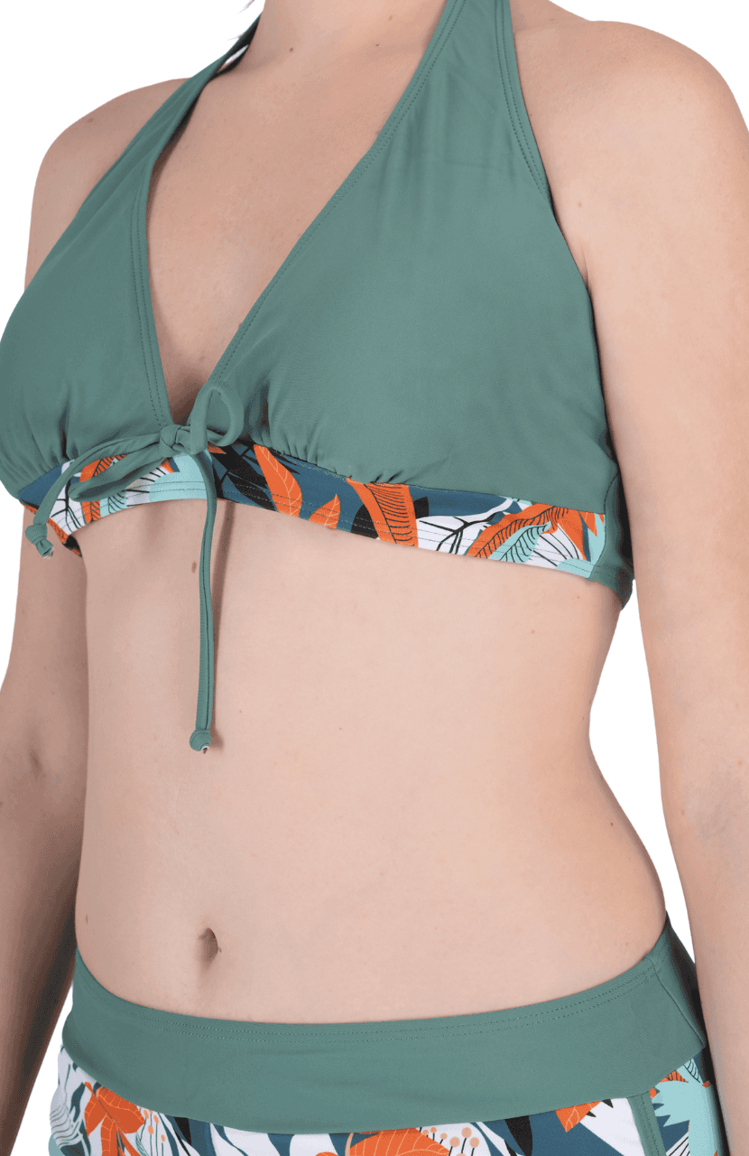 Bikini Set with Push-up top and Printed Design - Thumbnail 14