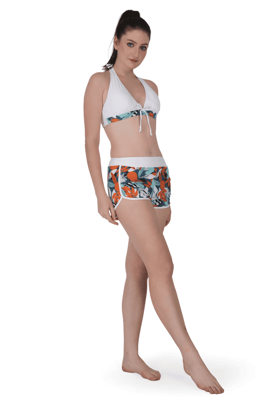 Bikini Set with Push-up top and Printed Design - Thumbnail 4