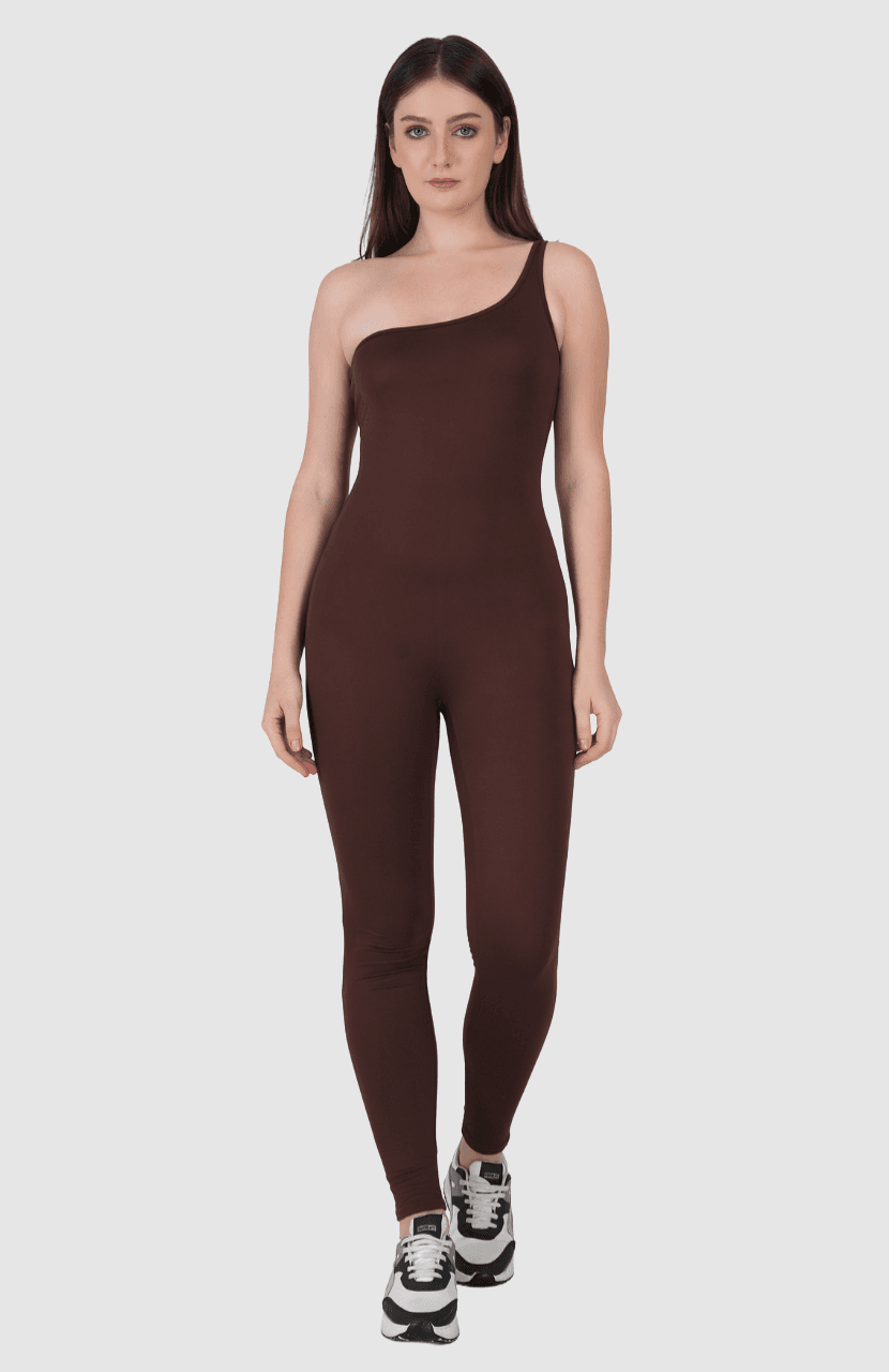 Yoga gym One Shoulder Women Jumpsuit