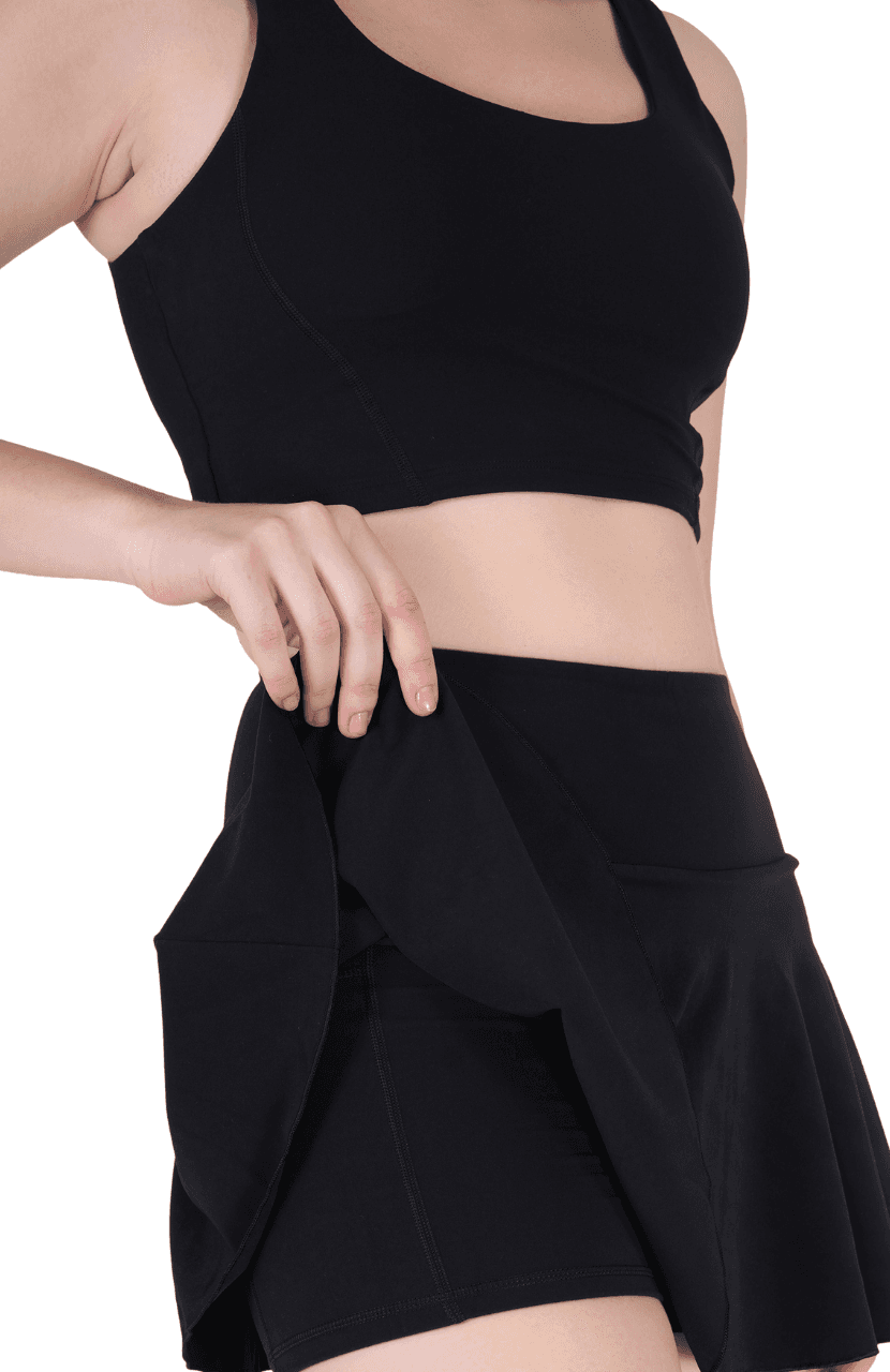 Women's Active Wear Skirts and Bra - Thumbnail 10