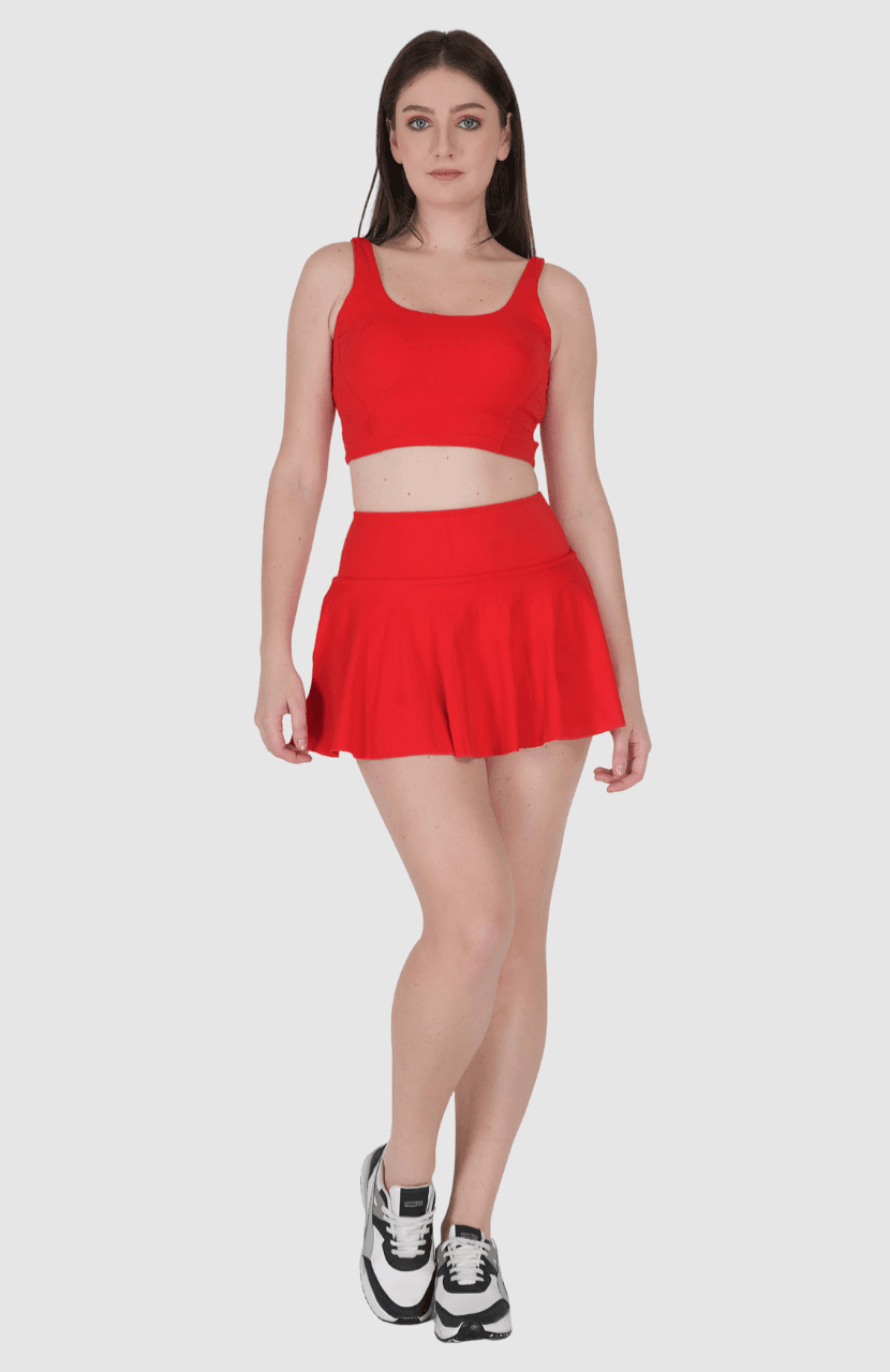 Women's Active Wear Skirts and Bra