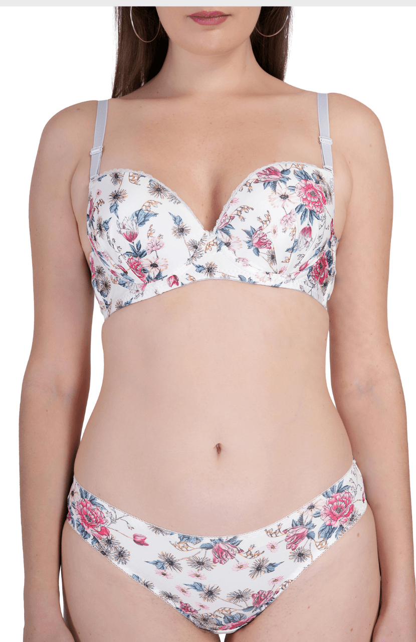 Stylish Cotton Bra Panty Set - Thumbnail 5