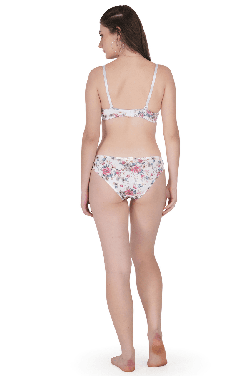 Stylish Cotton Bra Panty Set - Thumbnail 4