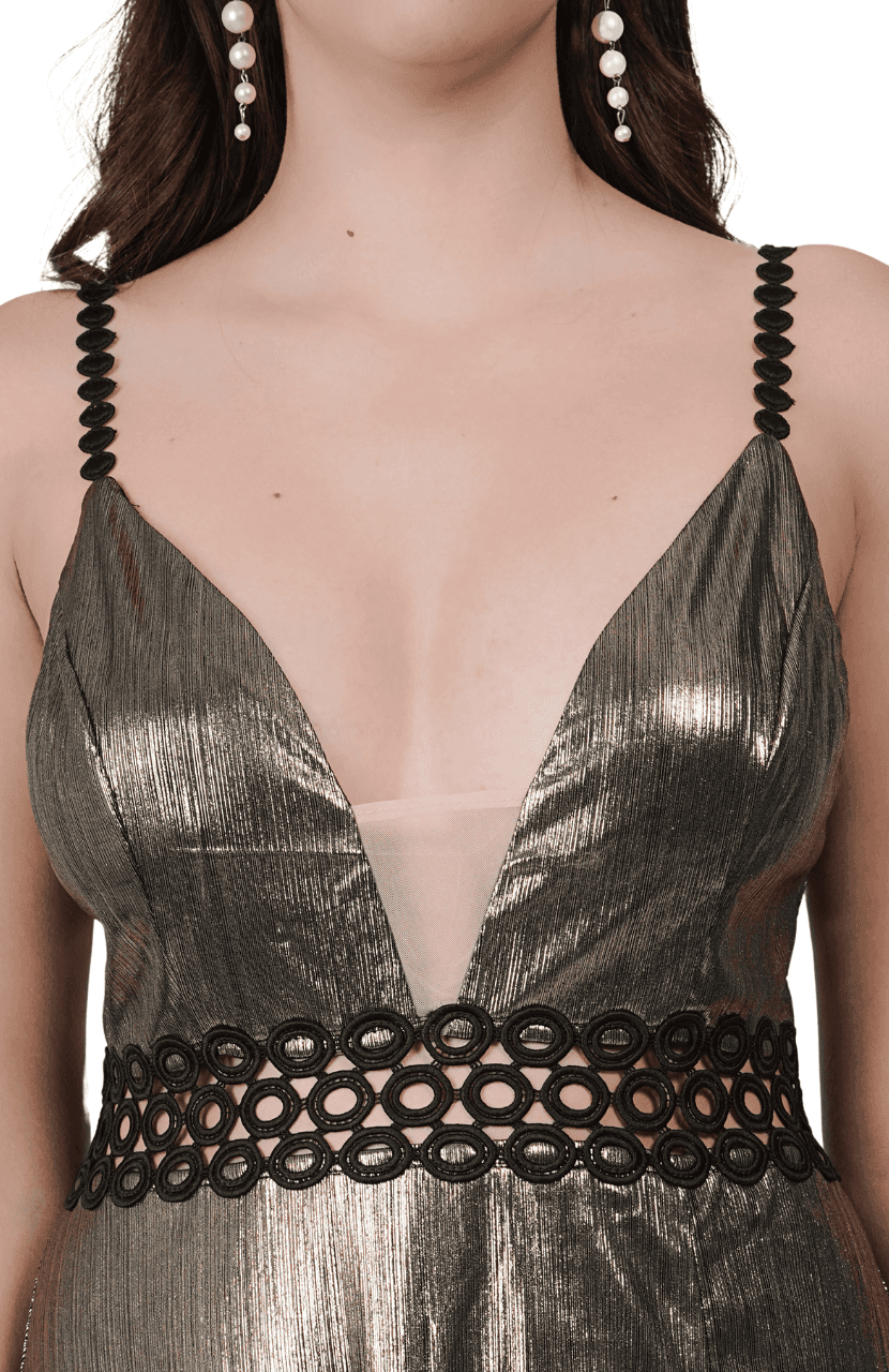 Women’s Golden Dress - Thumbnail 5