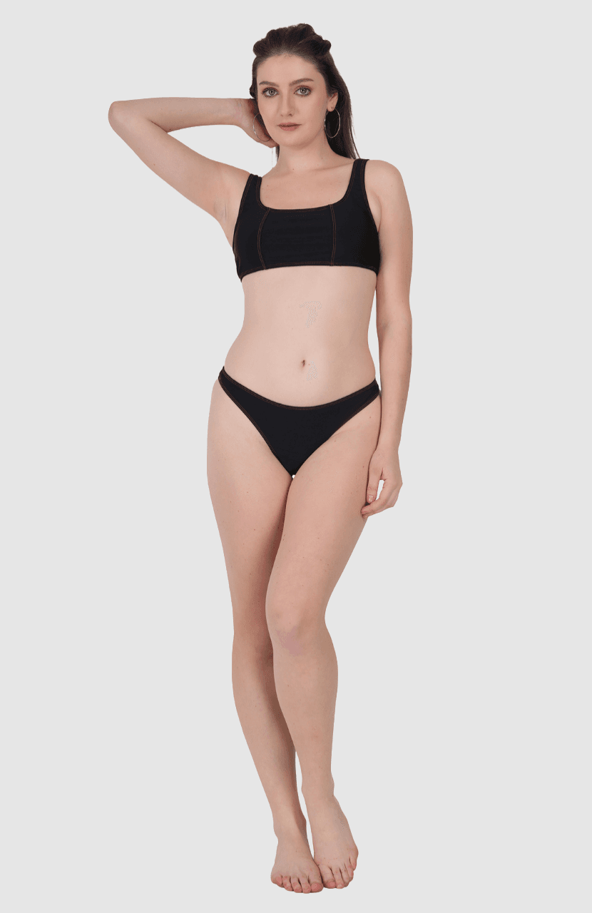 Girl’s Purple Strap Bikini