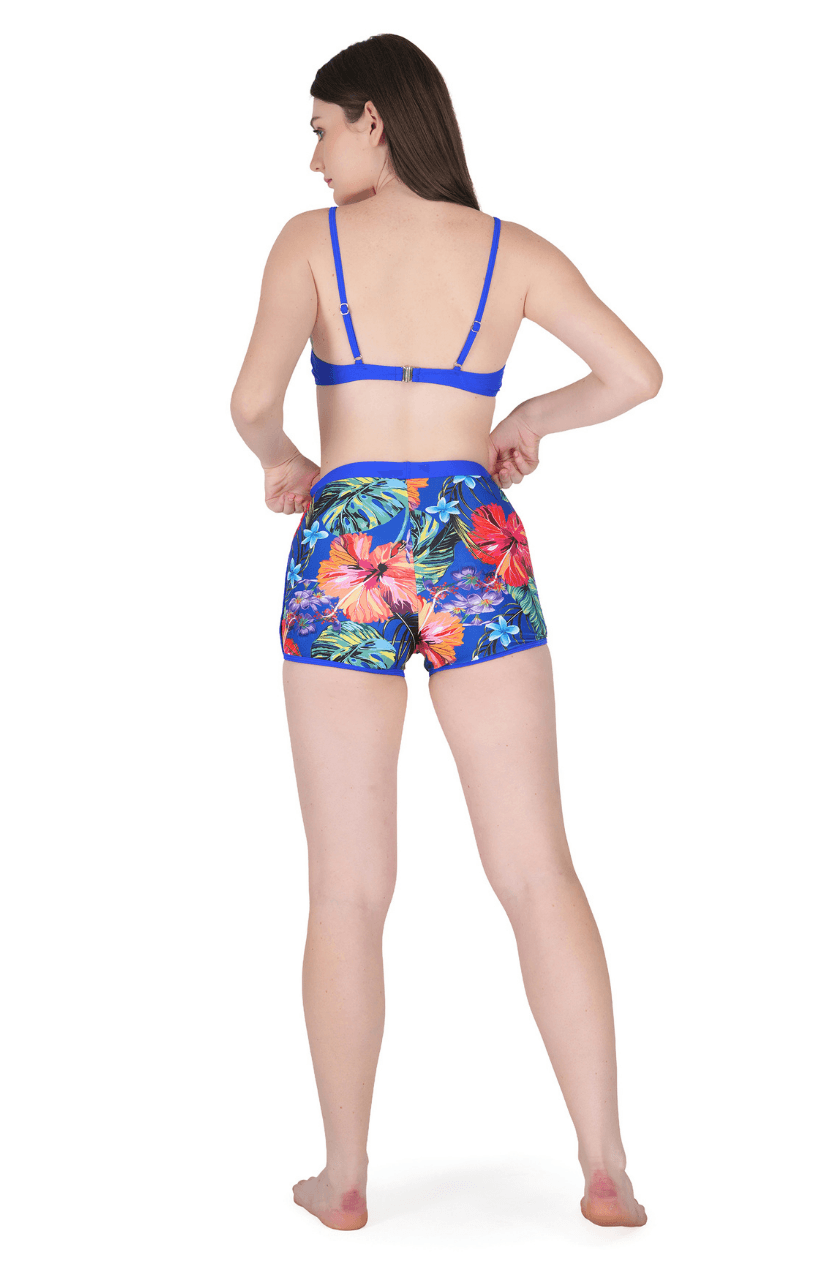 Multi-Colour Floral Cover Up Swimwear for Women - Thumbnail 11