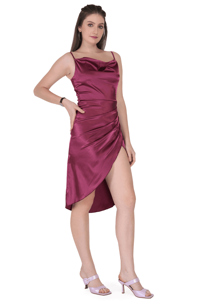Girl’s Speghetti elegant Cocktail Dress - Thumbnail 4