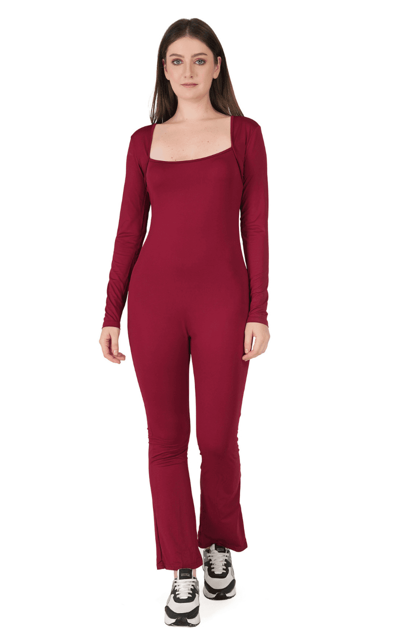 Girl’s Body Fit Jumpsuit - Thumbnail 1