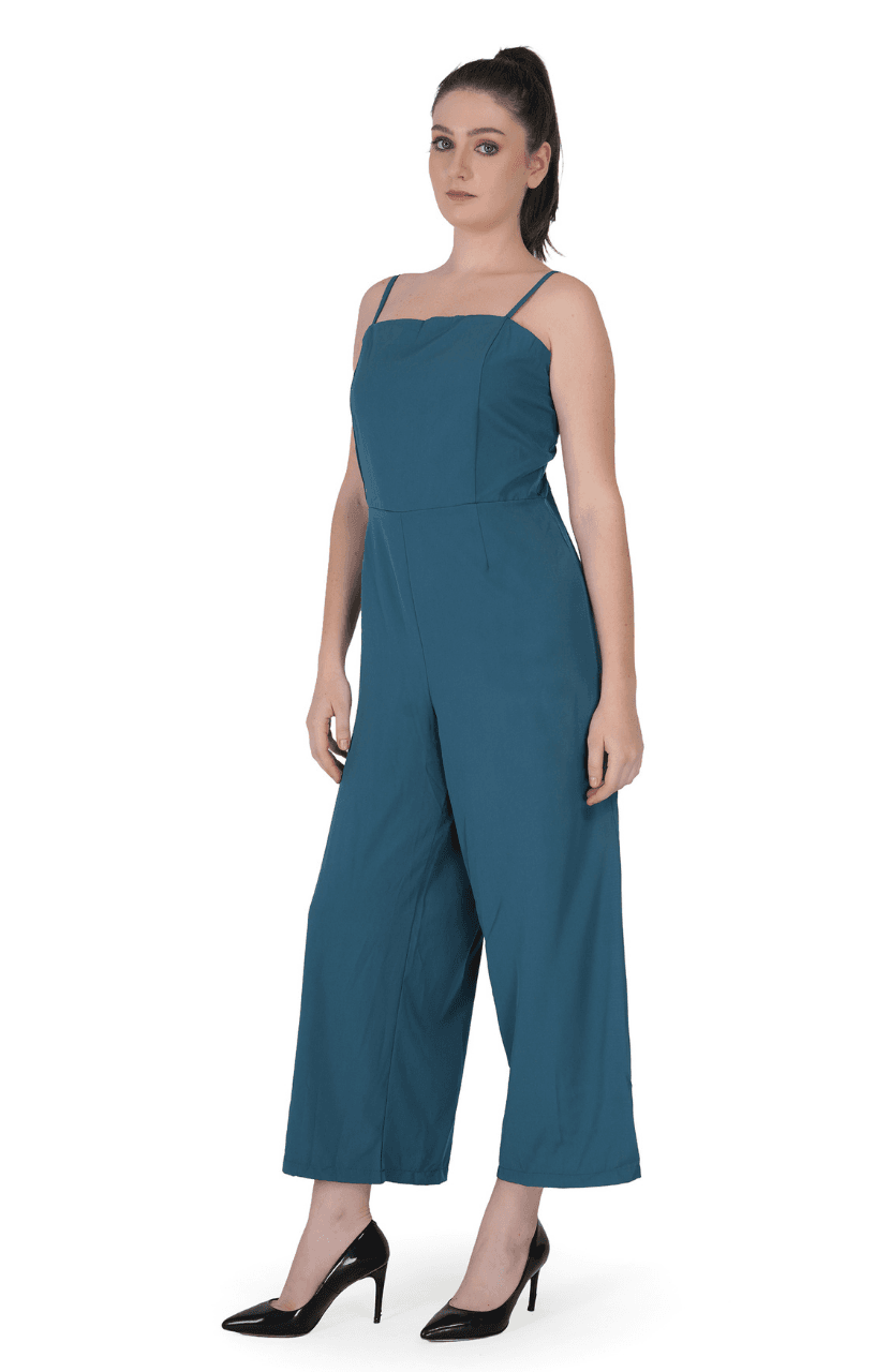 Women’s Cotton Jumpsuit - Thumbnail 1