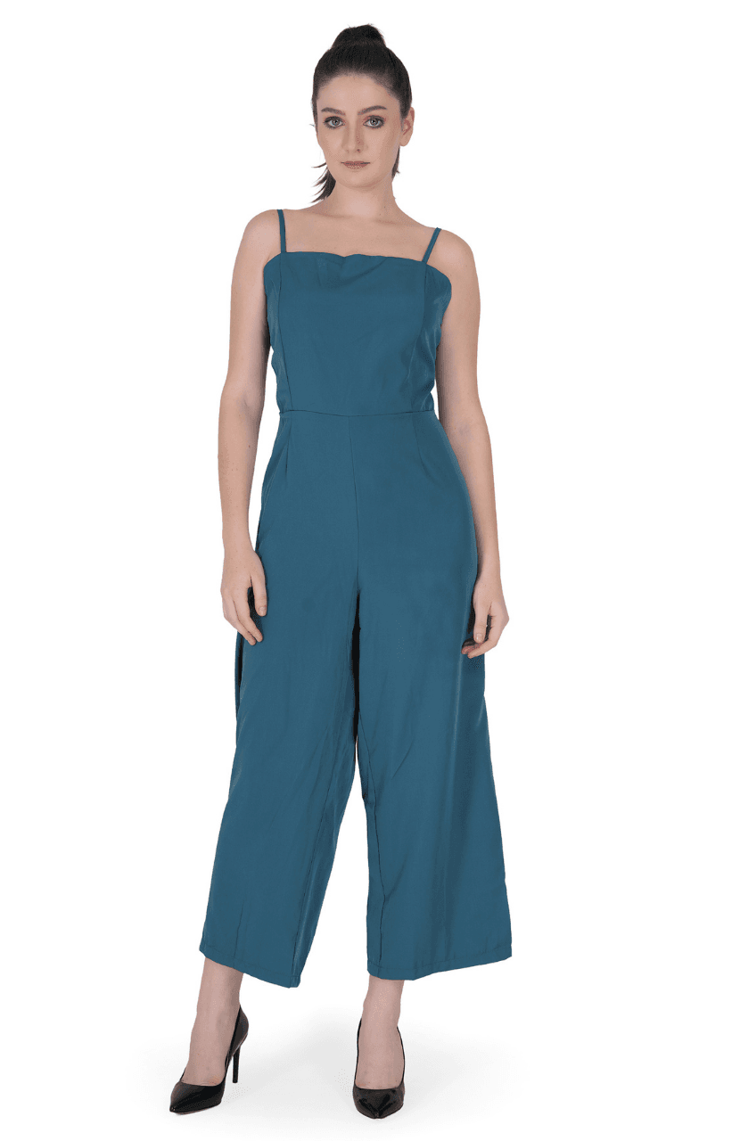 Women’s Cotton Jumpsuit - Thumbnail 4