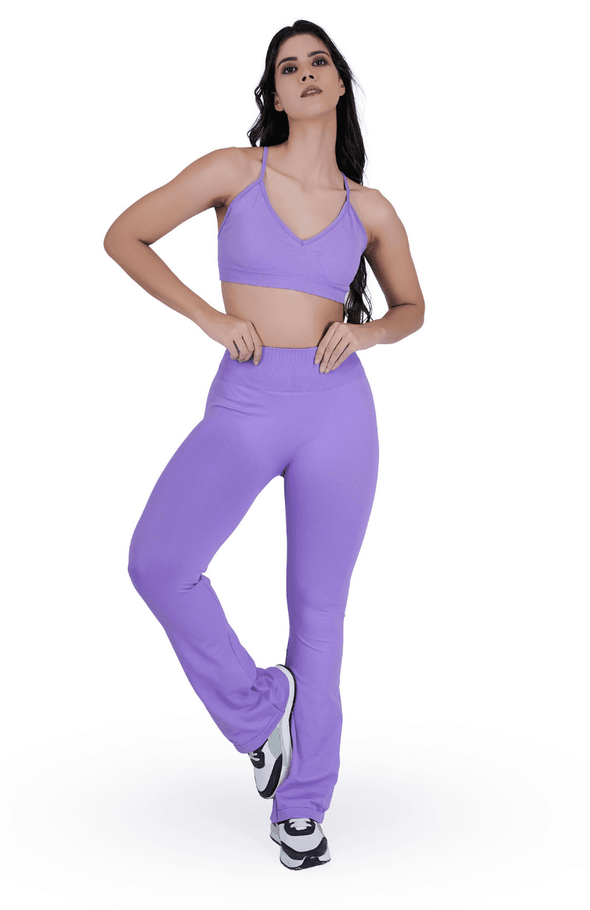 Women Fitness Long Sleeve with bottom Gym Set - Thumbnail 3