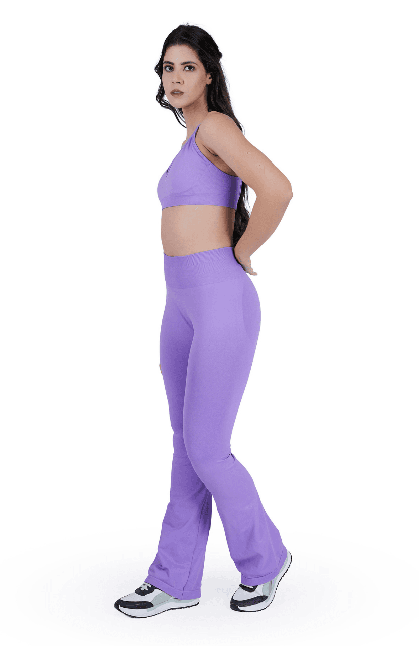 Women Fitness Long Sleeve with bottom Gym Set - Thumbnail 2