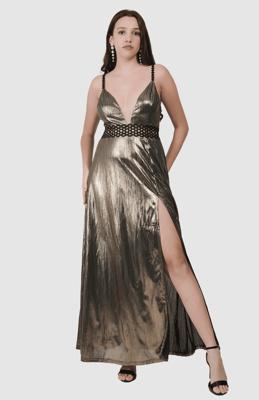 Women’s Golden Dress