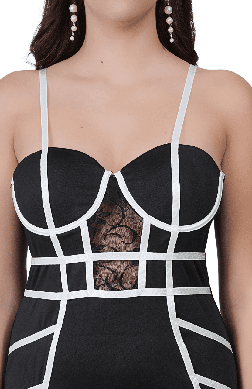 Strapless Backless Dress for Slimming at Parties - Thumbnail 5