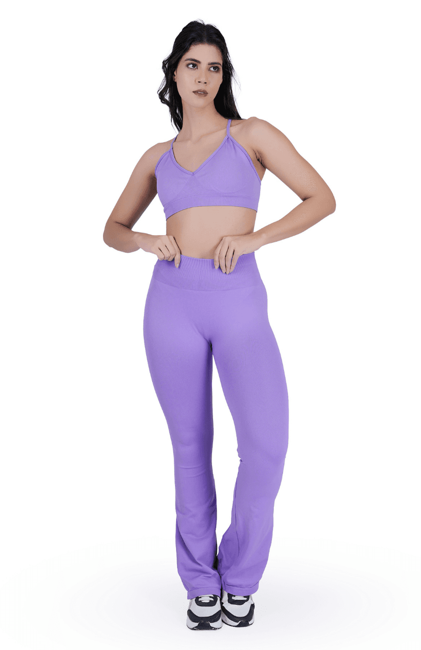 Women Fitness Long Sleeve with bottom Gym Set - Image 1